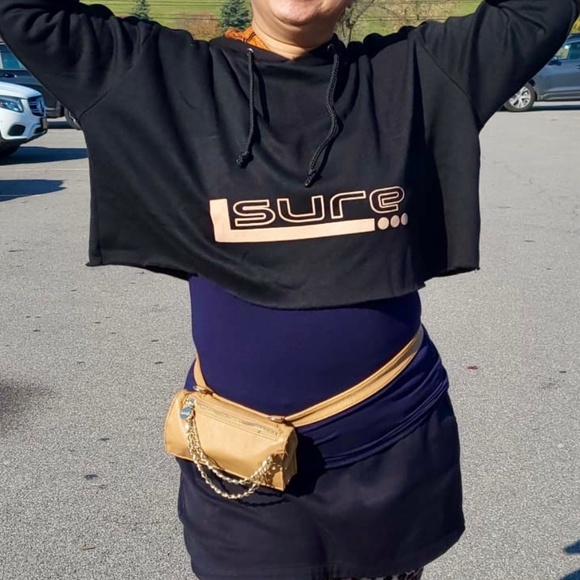 Batik Accent Hoody in Black - Picture 4 of 4